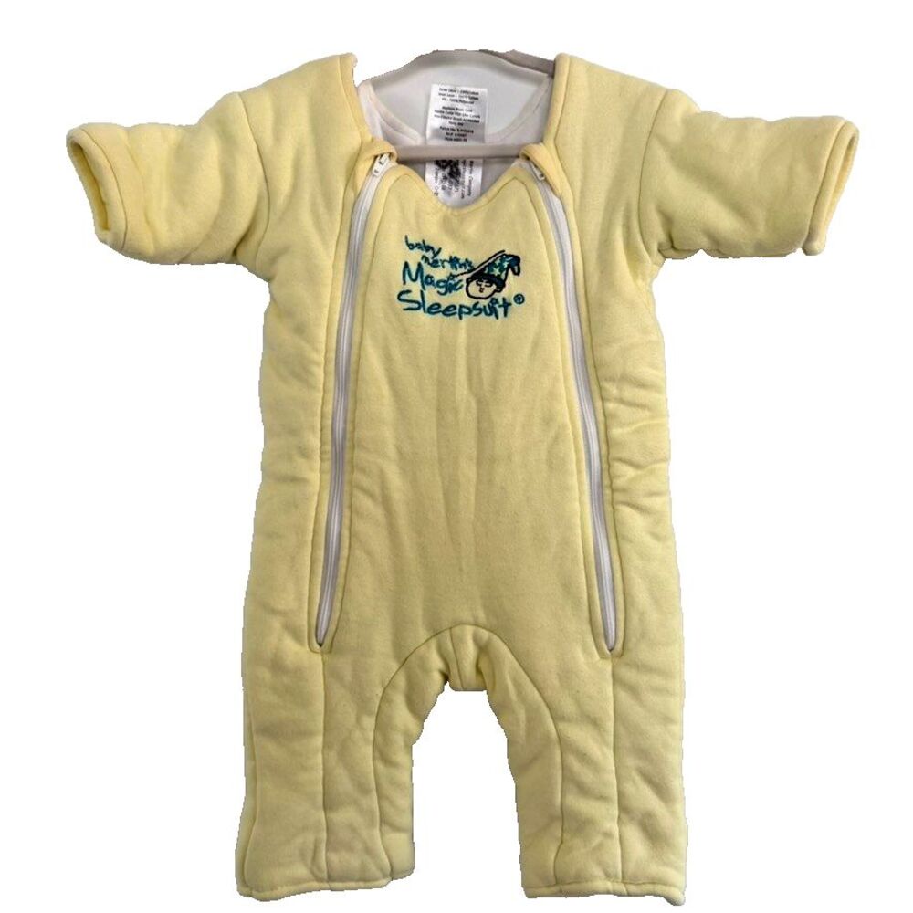 Baby Merlin's Magic Sleepsuit 100% Cotton 3/4 Sleeve Wearable Blanket Sz S